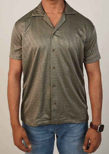 Pegadoor Branded Mens Casual Shirt-Sage Green MCS-50