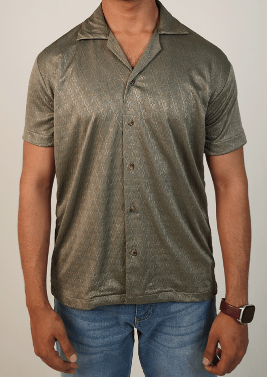 Pegadoor Branded Mens Casual Shirt-Sage Green MCS-50