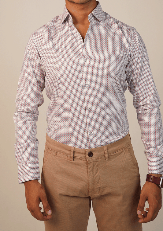 Calvy Klien Branded Mens Formal Shirt-Mix Stripe  MFS-60