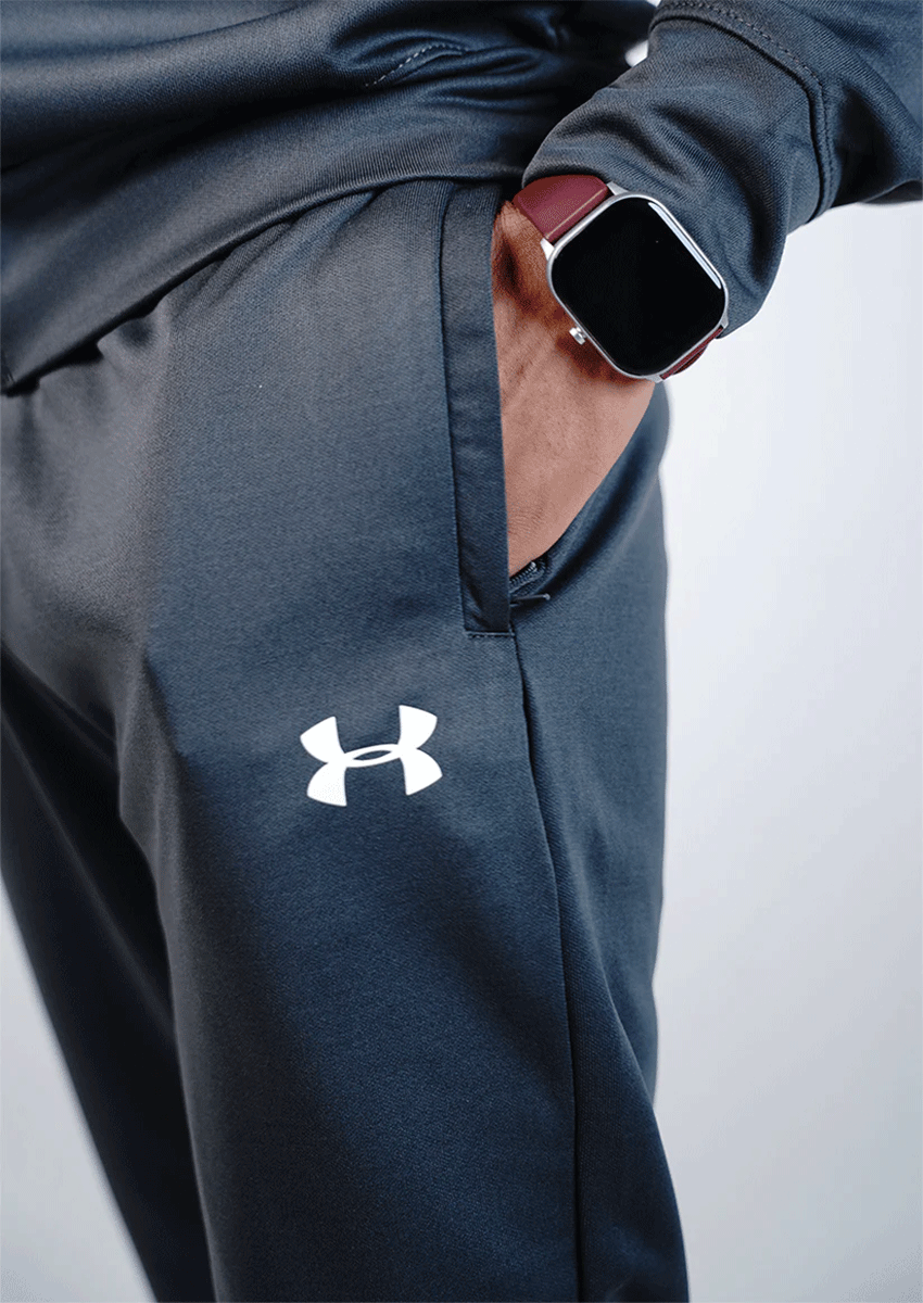 Under Armr Branded Grey Tracksuit Set UCS-07