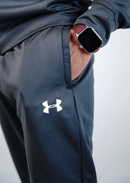 Under Armr Branded Grey Tracksuit Set UCS-07