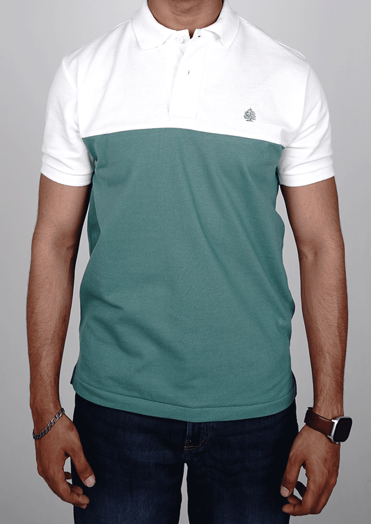 Spring Fld Branded Men’s Polo T-shirt – Sage Green MPT-75