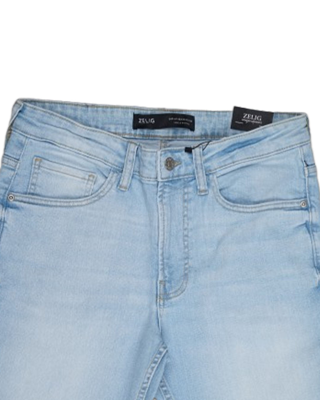 Zelig Branded Men’s Light Blue Slim-Fit Stretch Denim Jeans MJ-14