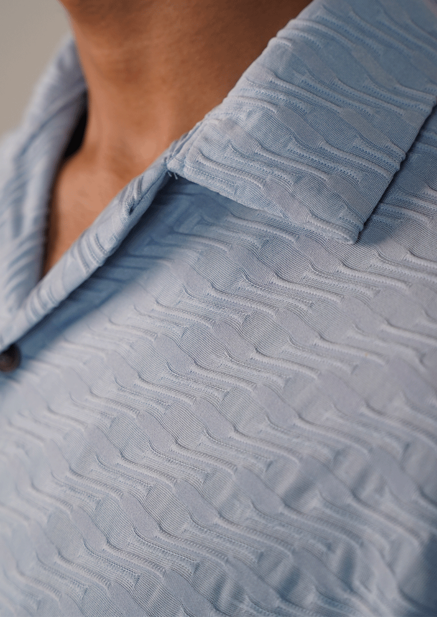 Pegadoor Branded Mens Casual Shirts-Sky Blue MCS-52