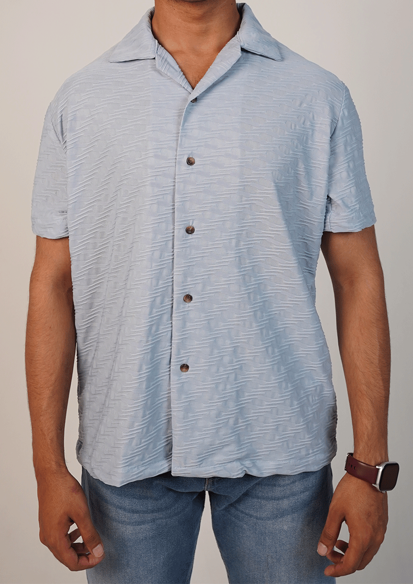 Pegadoor Branded Mens Casual Shirts-Sky Blue MCS-52