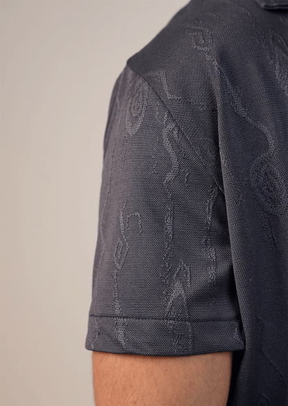 Pegadoor Branded Mens Casual Shirt-Charcoal black MCS-57