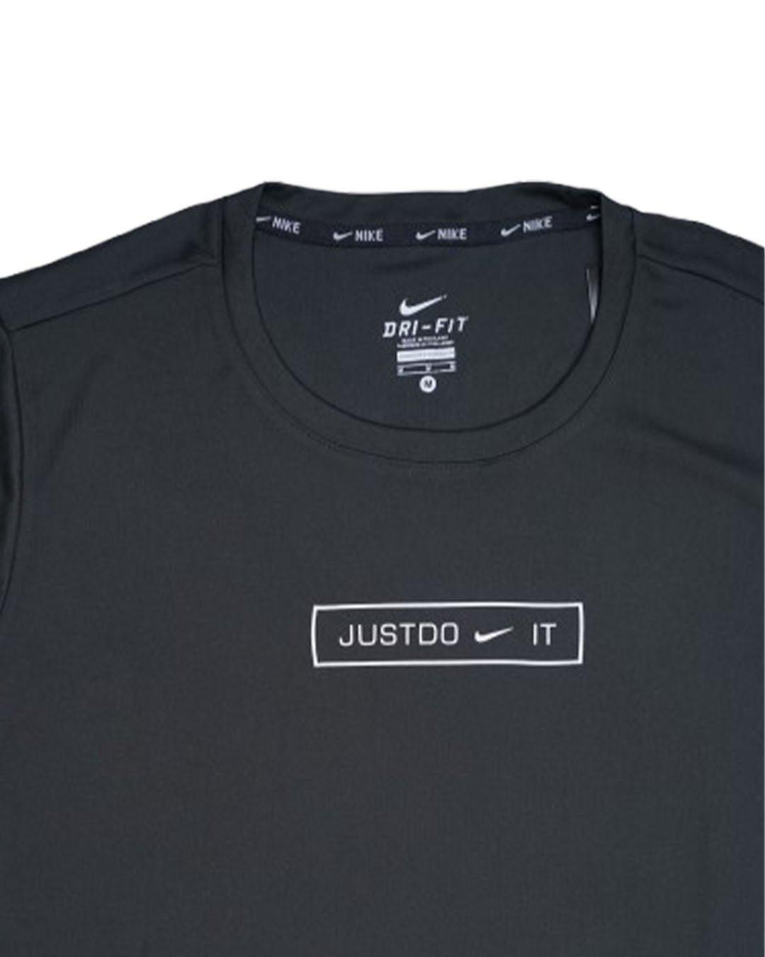 NIKK Men’s Just Do It Graphic Dri-fit T-Shirt – Black MDT-16