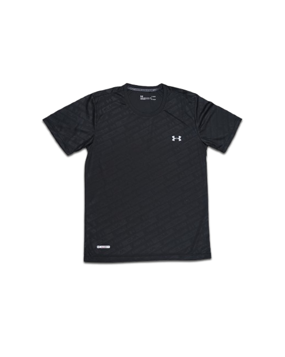 Under Armr Textured Dri-fit T-Shirt – Black MDT-19