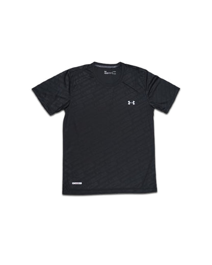 Under Armr Textured Dri-fit T-Shirt – Black MDT-19
