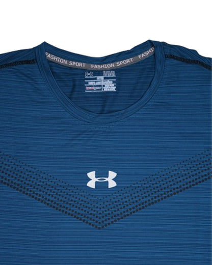 Under Armr Men’s Performance Training Dri-fit T-Shirt – Teal Blue MDT-32