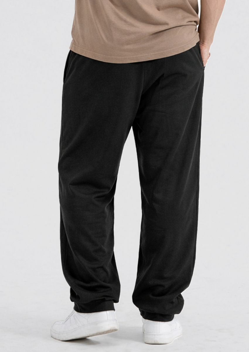 Younglay Branded Unisex Wide-Leg Trouser - Black UT-29