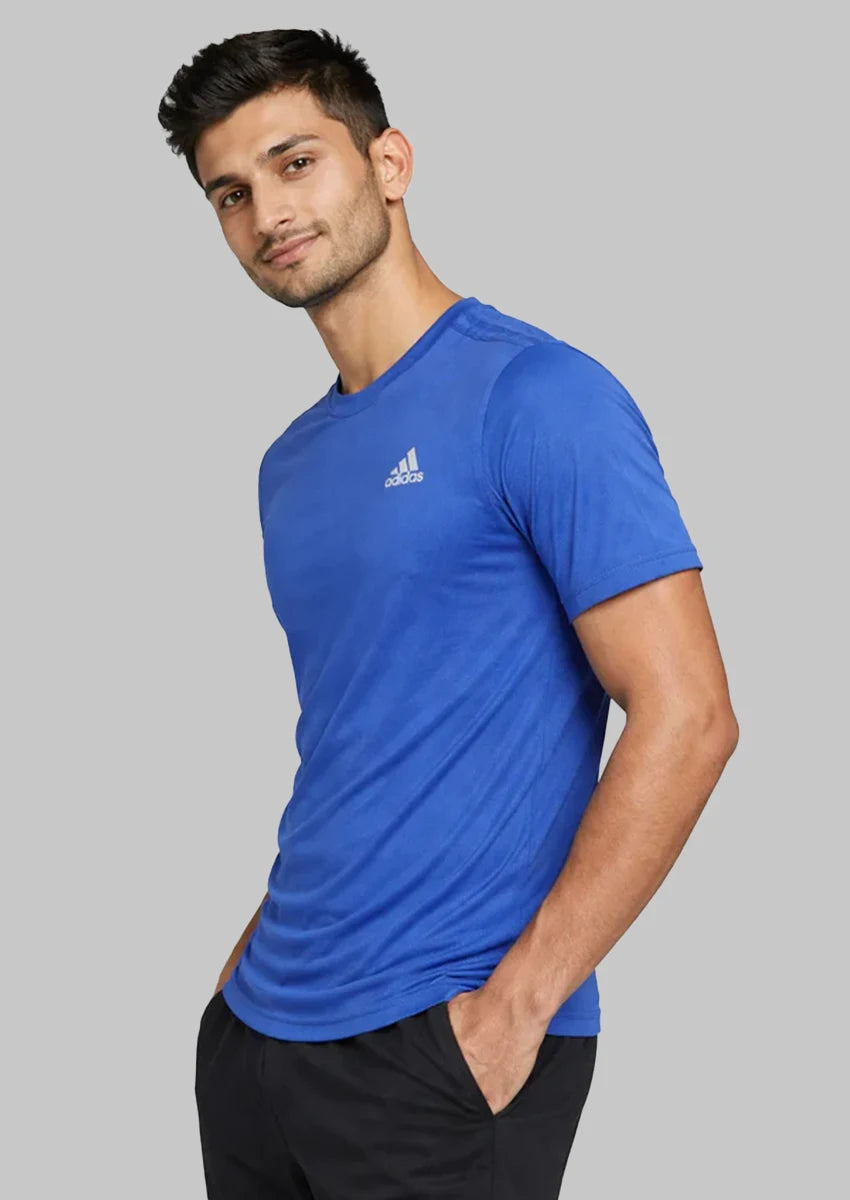 Adeds Men’s Breathable Crew Neck Sports Dry Fit T-Shirt – Royal Blue MDT-29
