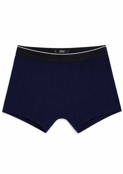 ZARRAA Branded Men's Solid Boxers (Pack of 3)