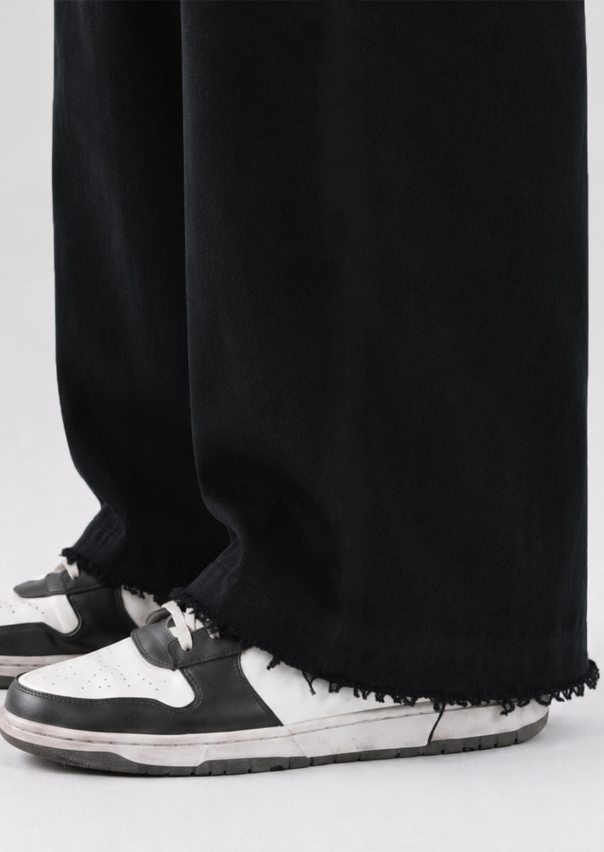 Premium Branded ALOS Shirt And Younglay Trouser Set Aesthetic Black