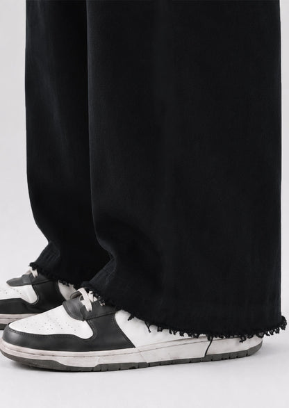Premium Branded ALOS Shirt And Younglay Trouser Set Aesthetic Black