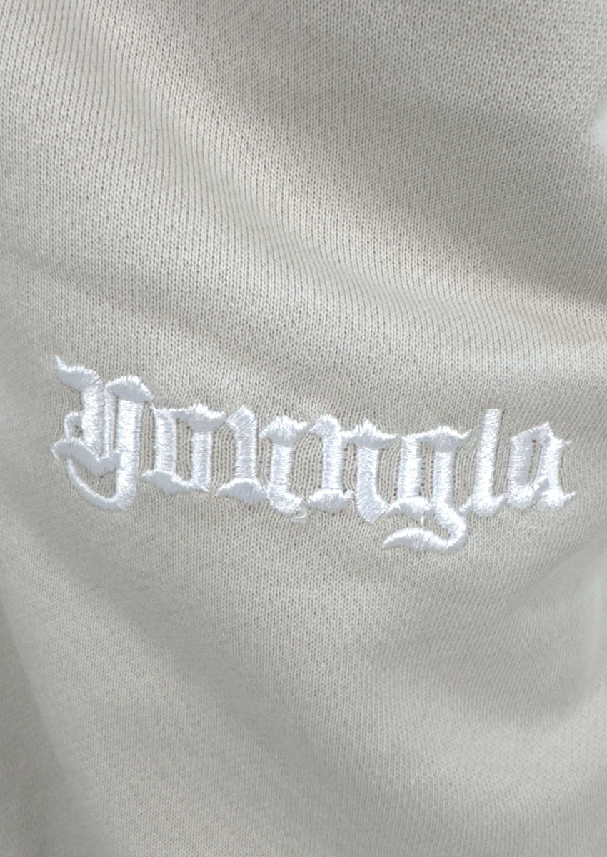 Younglay Branded Unisex Wide-Leg Trouser - Cream UT-33