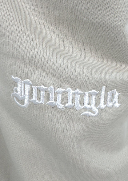 Younglay Branded Unisex Wide-Leg Trouser - Cream UT-33
