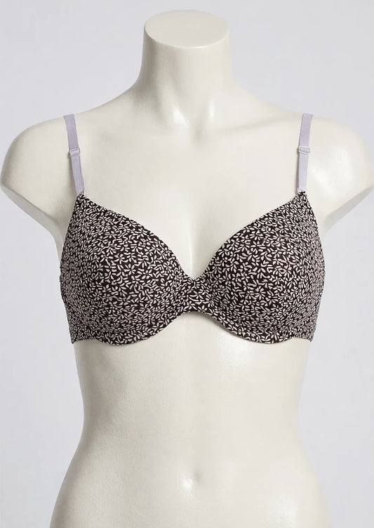 Branded Women's Micro-Print Bra WBS-02