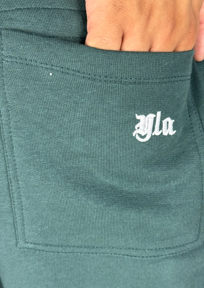 Younglay Branded Unisex Wide-Leg Trouser - Forest Green UT-30