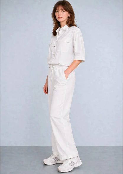 Spark Branded Women’s Premium Co-ord Set – White WCS-28