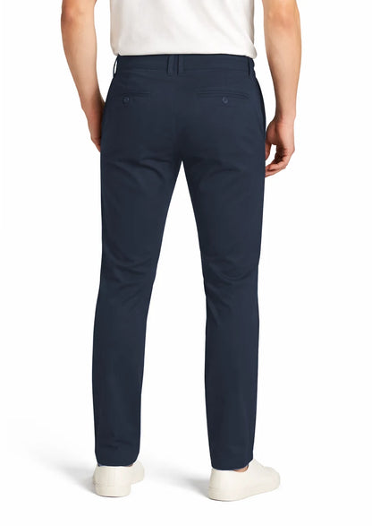MLNN Branded Men's Slim Fit Chino Pant Navy Blue Color MCP-10