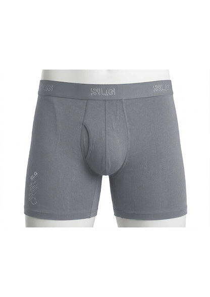 Sloggls Branded Men’s Prmium Boxer - Grey BR-13