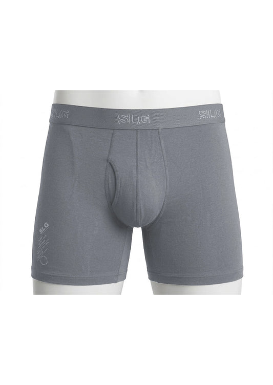 Sloggls Branded Men’s Prmium Boxer - Grey BR-13