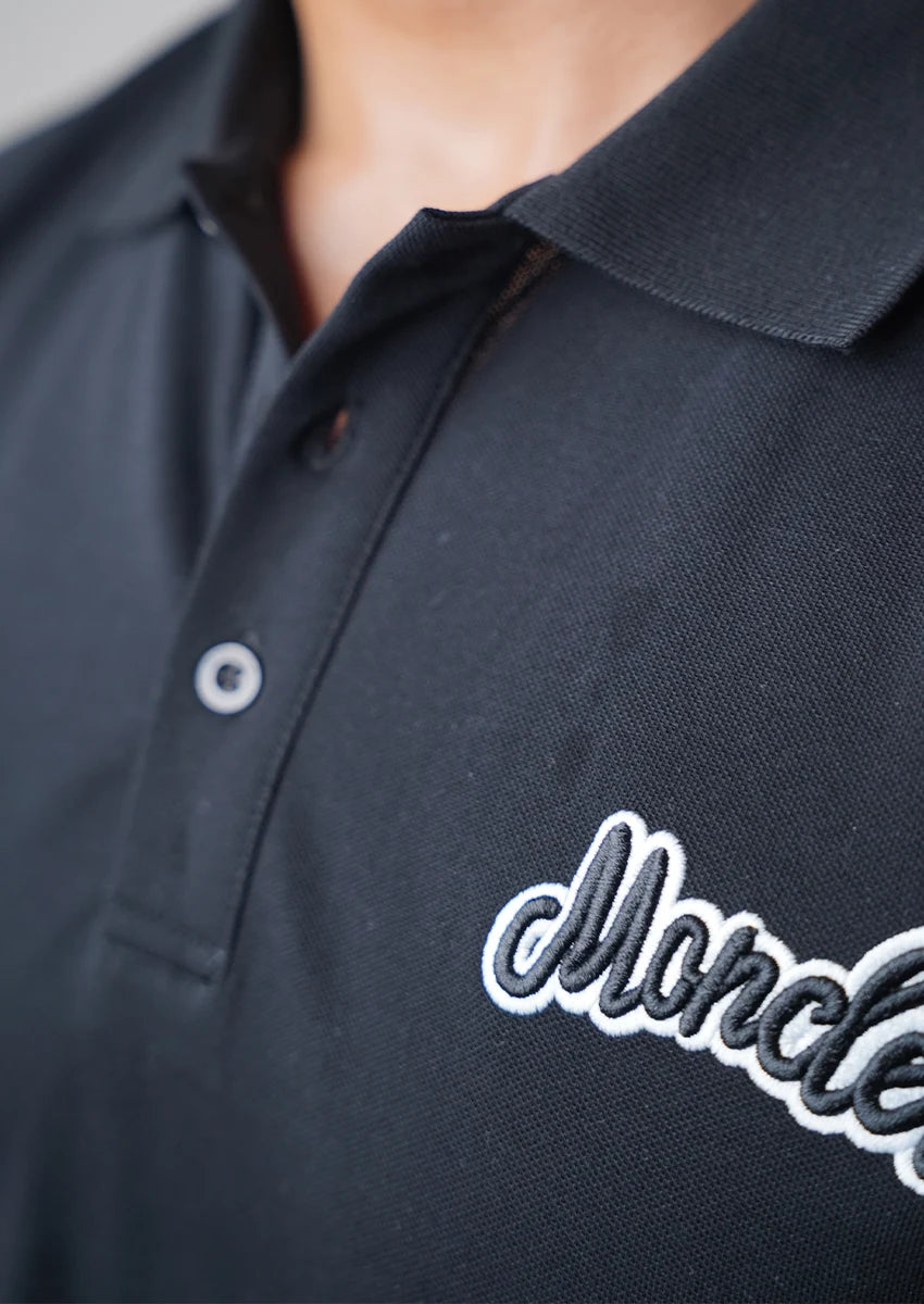 Monclar Branded Polo T-shirt Black Color SP-02