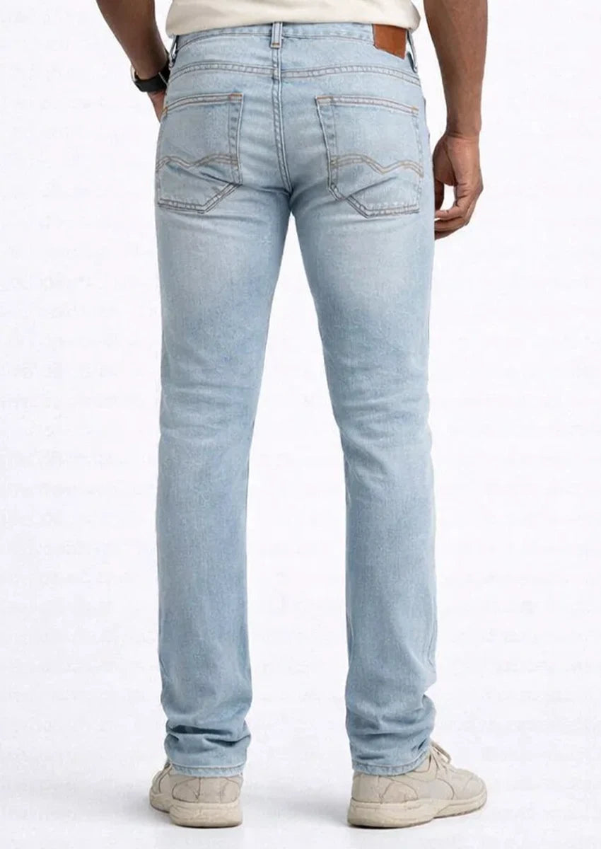 Pepy Branded Slim-Fit Jeans-Ice Blue MJ-26