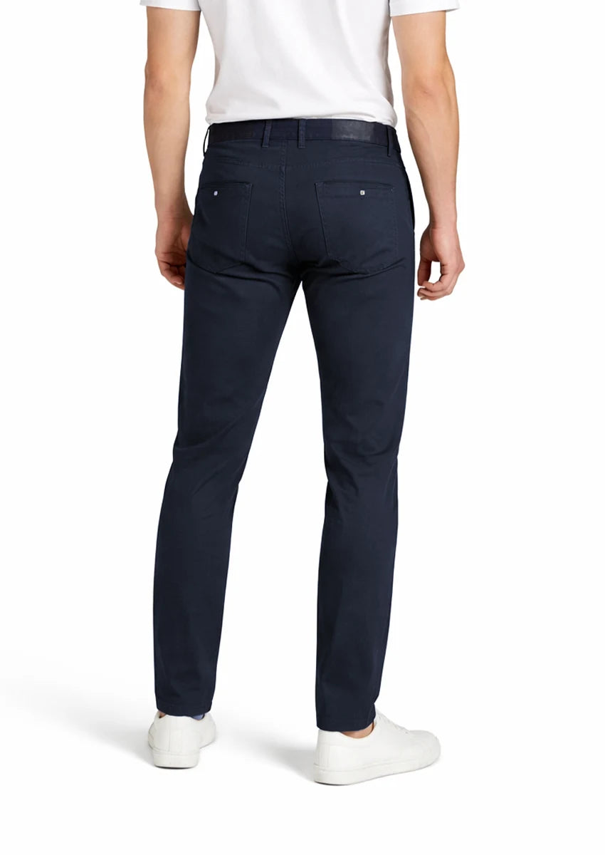 Zelig Branded Men's Navy Blue Color Slim-Fit Cotton Chinos Branded MCP-31