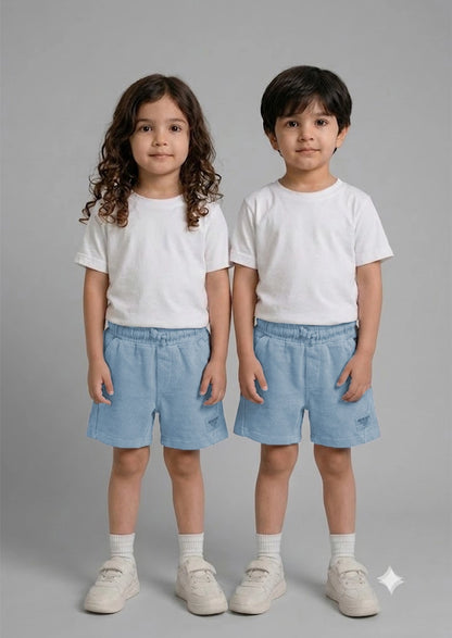 Zarraa Kid's Casual Short Sky Blue Color KST-05