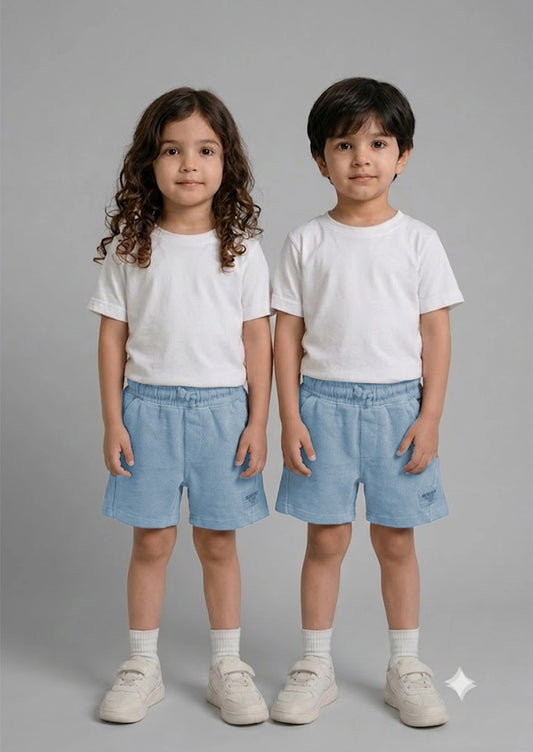Zarraa Kid's Casual Short Sky Blue Color KST-05