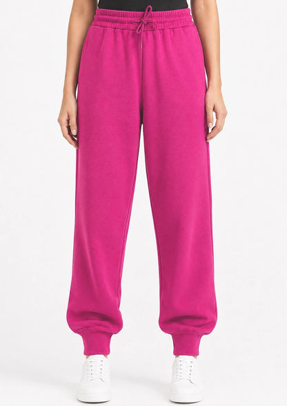 Alos Branded Women’s Thick Fleece Trouser – Hot Pink WTR-05