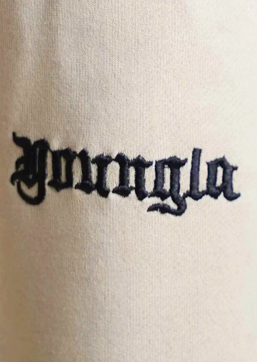 Younglay Branded Unisex Wide-Leg Trouser - Khaki UT-32