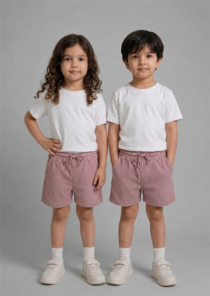 Zarraa Kid's Casual Shorts Dusty Rose Color - KST-01