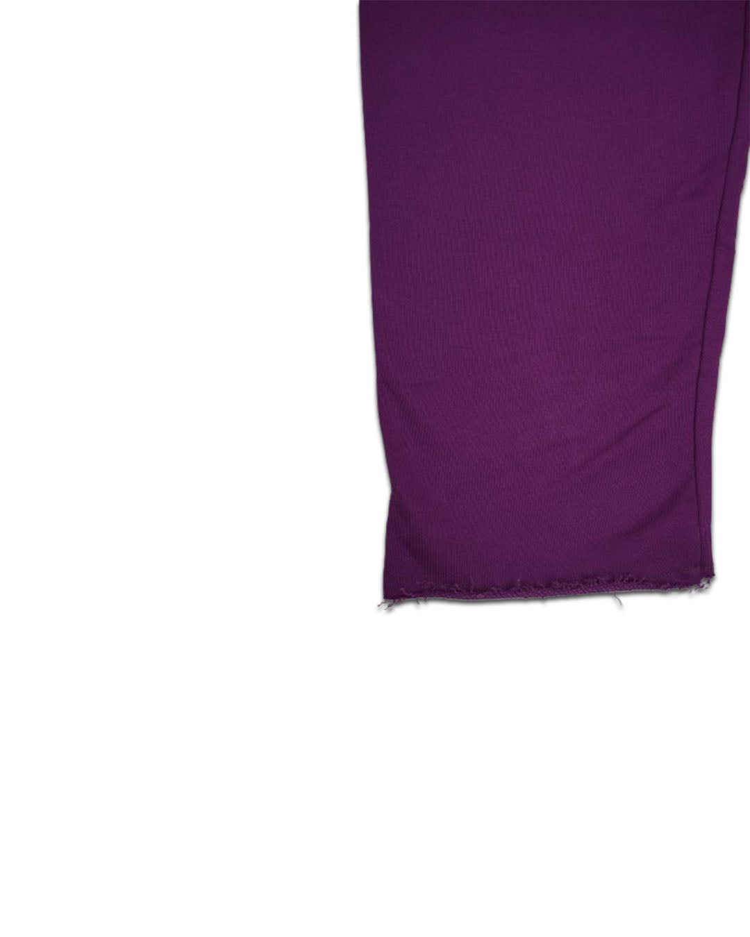 Younglay Branded Wide-Leg Fleece Trouser - Purple UT-26