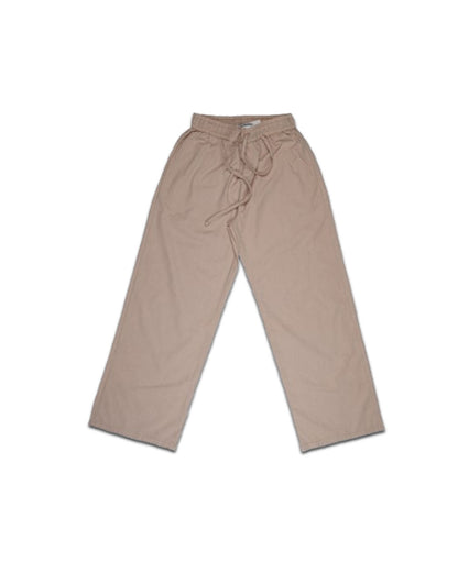 Zelig Branded Unisex Relaxed Fit Trouser - Beige UT-29