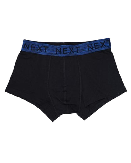 Branded NEXT Men’s Boxer Briefs – Black with Blue Waistband BR-07
