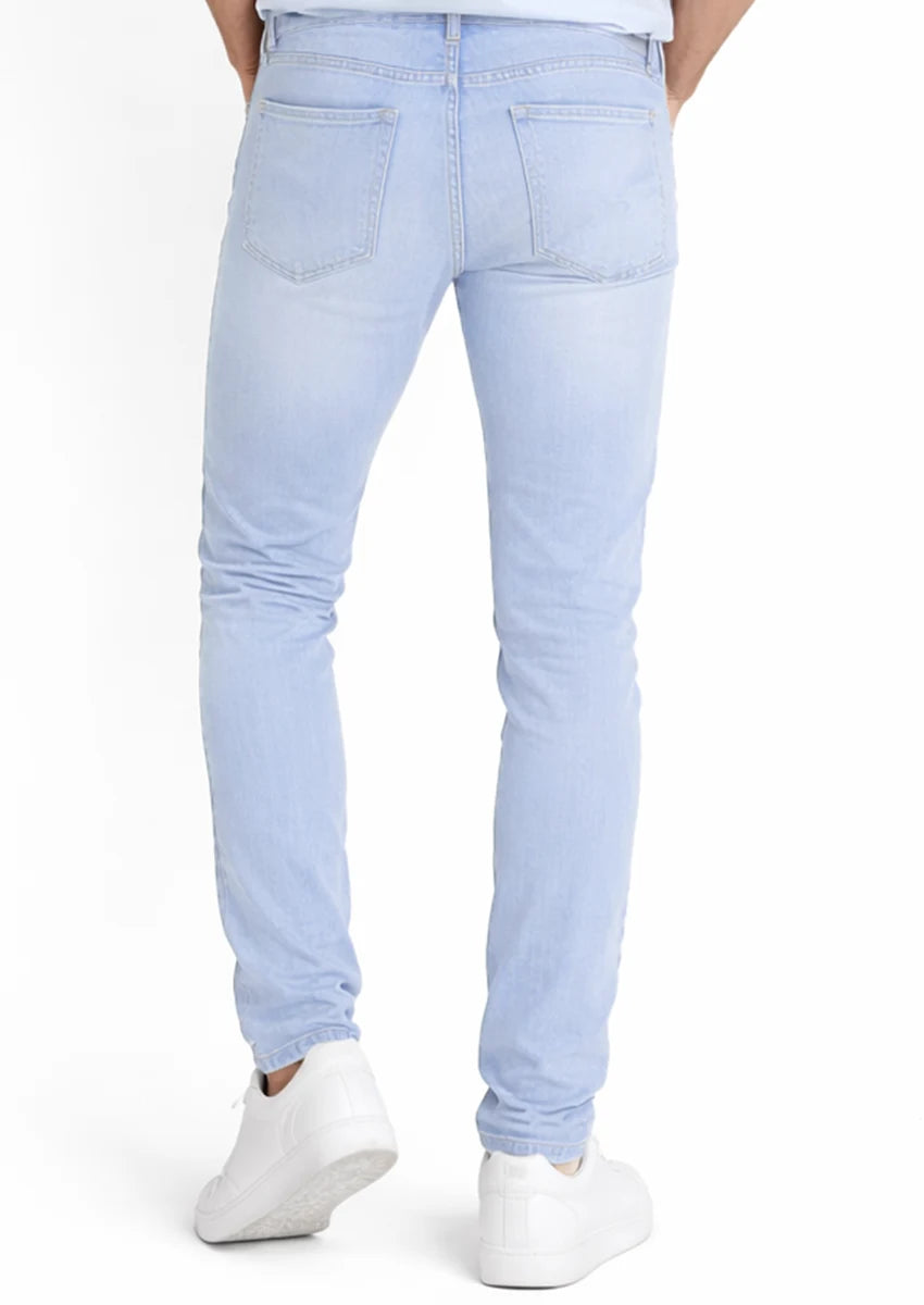 Zelig Branded Men’s Light Blue Slim-Fit Stretch Denim Jeans MJ-14