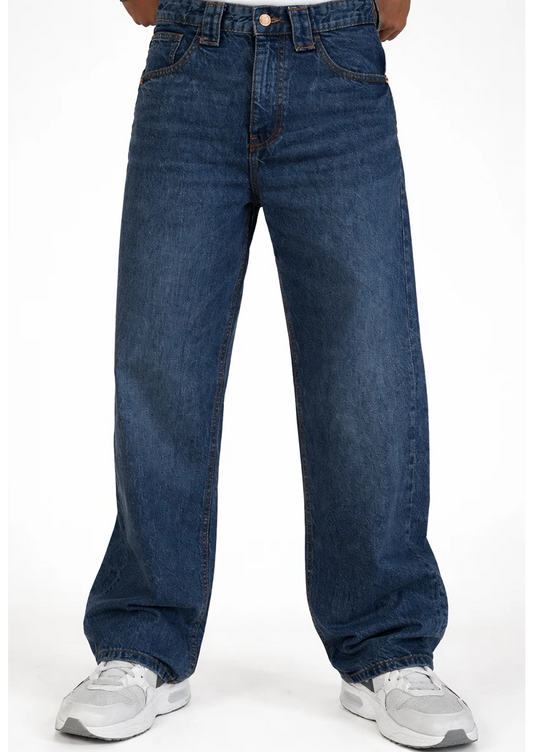 Zelig Branded Baggy Jeans- Blue MJ-24