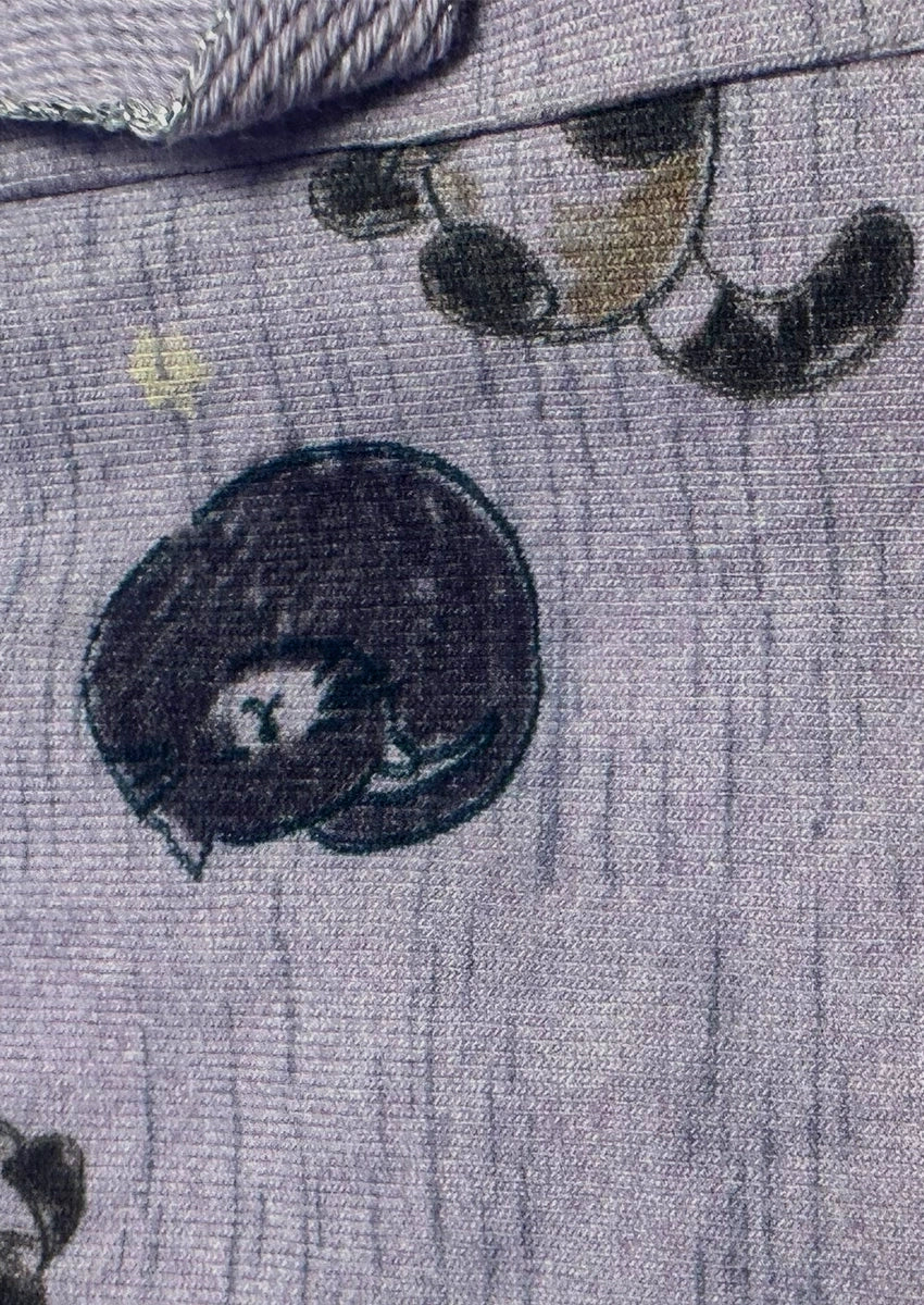Branded Girl's Lilac Cute Cat Print Trouser KUT-12