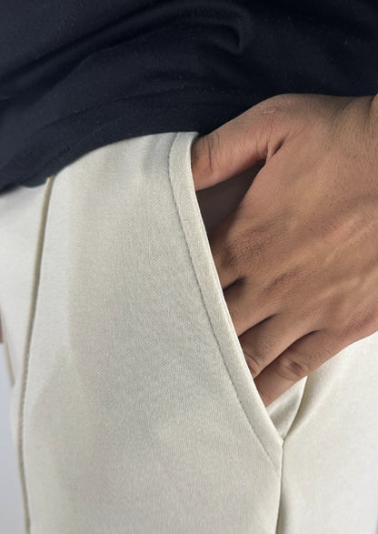 Bersk Branded Uni-Sex Trouser Cream Colour UT-44