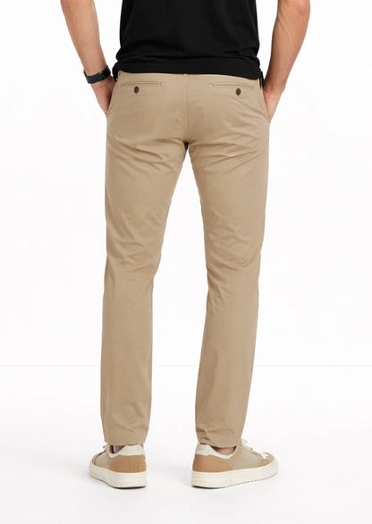 Spring Fld Branded Men's Slim Fit Chino Pant Camel Brown Color MCP-01