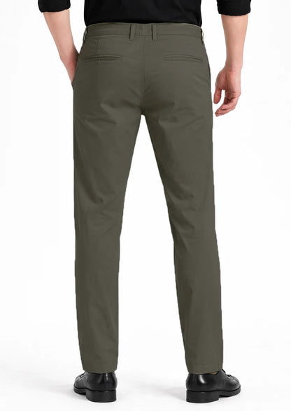 MLNN Branded Men's Slim Fit Chino Pant Green Color MCP-07