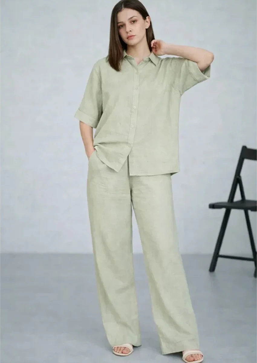 Spark Branded Women’s Premium Co-ord Set – Pistachio Green WCS-37