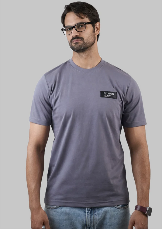 Balmen Pars Branded T-shirt Grey Color SP-12