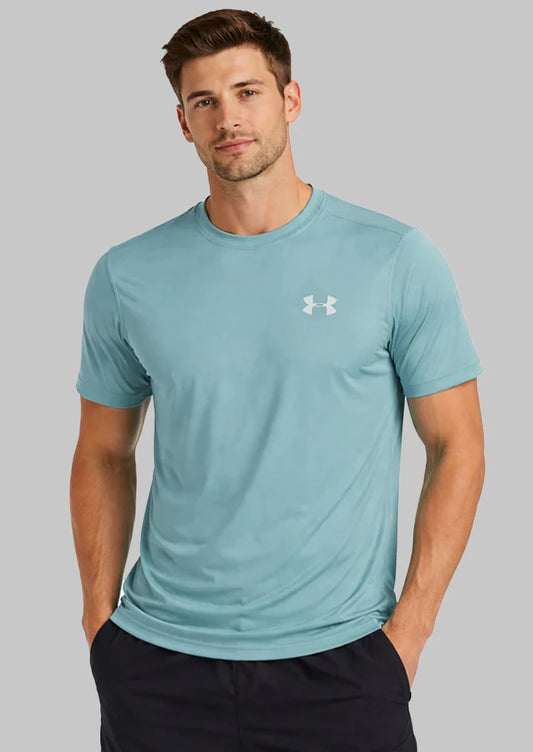 Under Armr Men’s Performance Training Dry Fit T-Shirt – Teal Green MDT-39