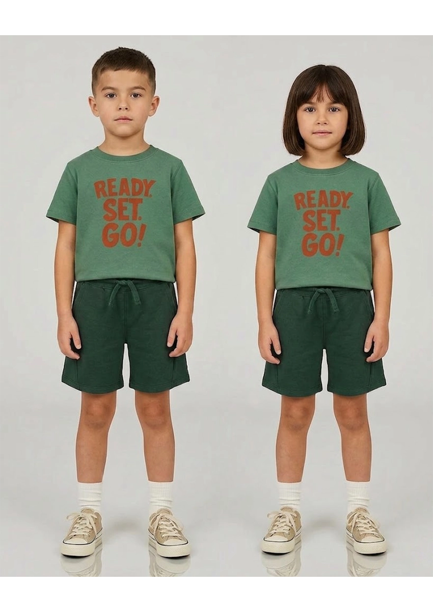 ZARRAA Boy's Premium Shorts Dark Green Color BST-12