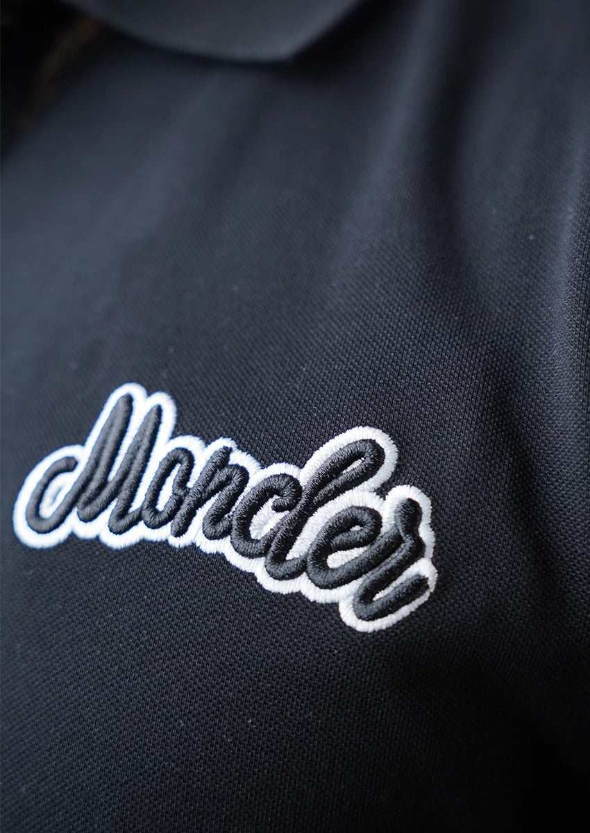 Monclar Branded Polo T-shirt Black Color SP-02