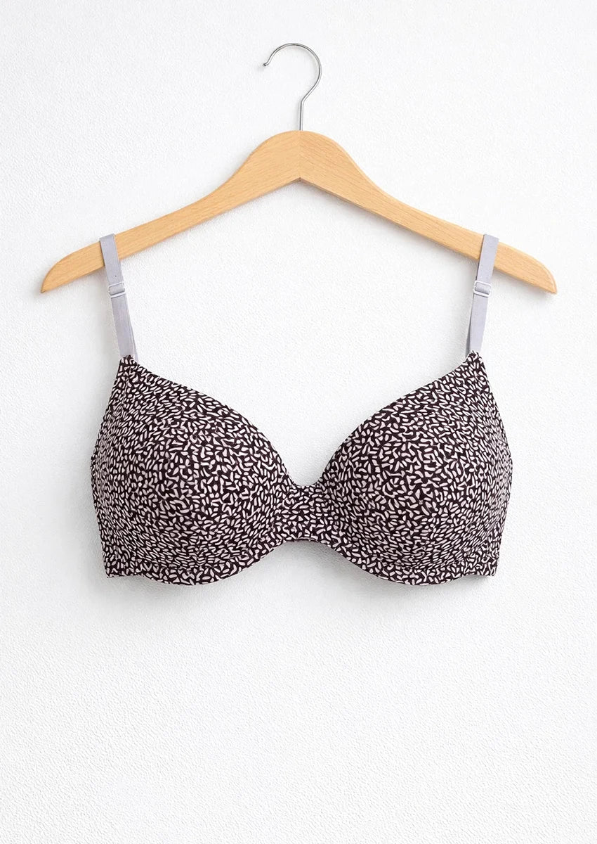 Branded Women's Micro-Print Bra WBS-02